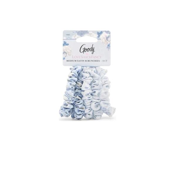 10 pc set Goody x LoveShackFancy Skinny Satin Scrunchies main image 6